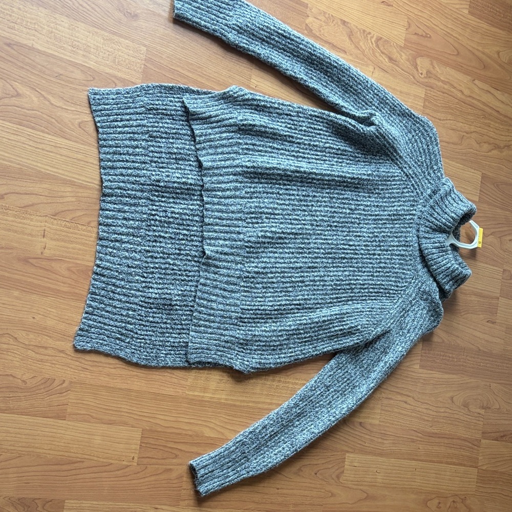 Cozy Gray Turtleneck Sweater
